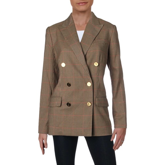 Lauren Ralph Lauren Jackets & Blazers - Lauren Ralph Lauren Wool Houndstooth Blazer